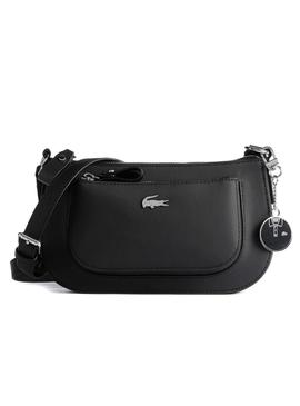 Bolso Lacoste Baguette Negro para Mujer