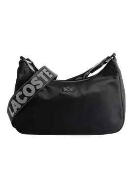 Bolso Lacoste Hobo Negro para Mujer