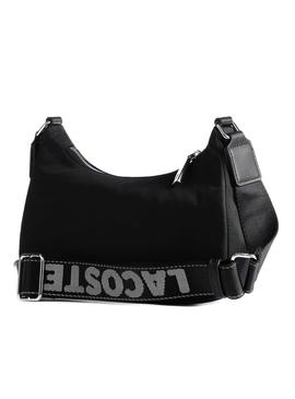 Bolso Lacoste Hobo Negro para Mujer