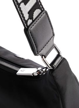 Bolso Lacoste Hobo Negro para Mujer