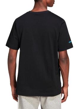 Camiseta Adidas Outline Logo Negro para Hombre