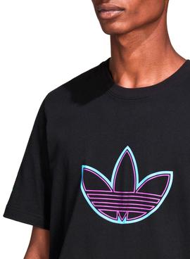 Camiseta Adidas Outline Logo Negro para Hombre
