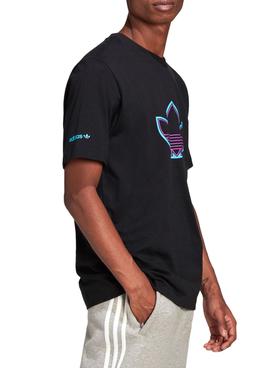 Camiseta Adidas Outline Logo Negro para Hombre