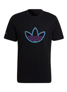 Camiseta Adidas Outline Logo Negro para Hombre