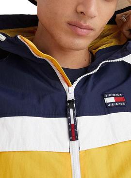 Chaqueta Tommy Jeans Chicago Colorblock Hombre