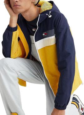 Chaqueta Tommy Jeans Chicago Colorblock Hombre