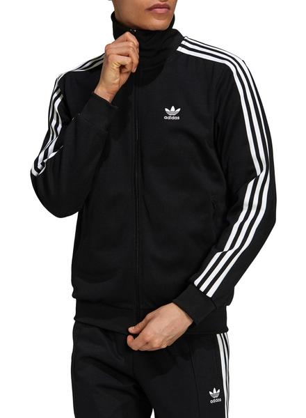 Adivinar Escritor Fuera de Chaqueta Adidas Beckenbauer TT Negro para Hombre