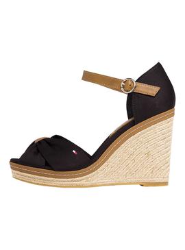 Sandalia Tommy Hilfiger Elena Negro Mujer