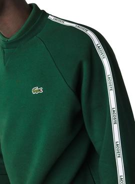 Sudadera Lacoste SH1213 Verde para Hombre