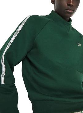Sudadera Lacoste SH1213 Verde para Hombre