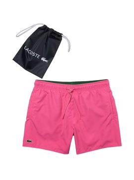 Bañador Lacoste MH6270 Rosa para Hombre
