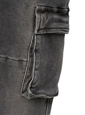 Pantalon Vaquero Name It Silas Cargo Gris Niño