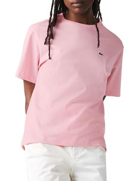 Camiseta Lacoste TF5441 Rosa para Mujer