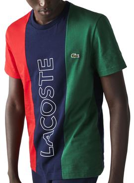 Camiseta Lacoste TH1203 Multicolor para Hombre