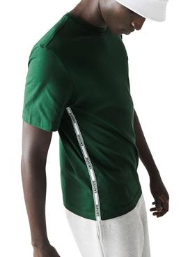 Camiseta Lacoste TH1207 Verde para Hombre
