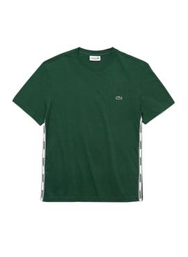 Camiseta Lacoste TH1207 Verde para Hombre