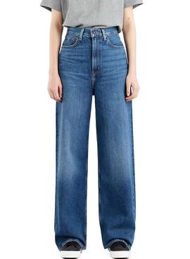 Pantalon Vaquero Levis High Loose Azul para Mujer