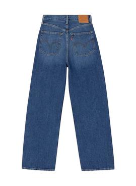 Pantalon Vaquero Levis High Loose Azul para Mujer