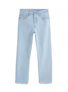 Pantalon Vaquero Levis 501 Crop Samba Goal Mujer