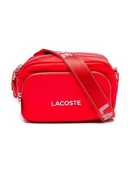 Bolso Lacoste Pocket Rojo para Mujer