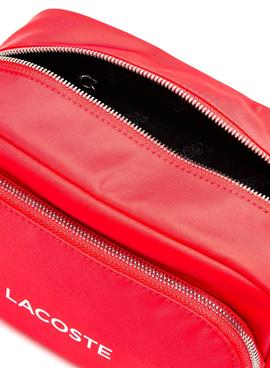 Bolso Lacoste Pocket Rojo para Mujer
