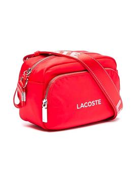 Bolso Lacoste Pocket Rojo para Mujer