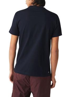 Camiseta Lacoste TH0851 Marino para Hombre