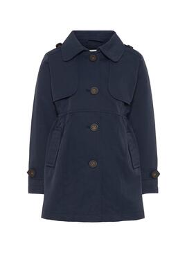 Gabardina Name It Mai Trench Marino Niña