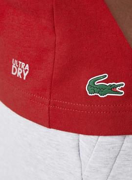 Camiseta Lacoste TH0851 Roja para Hombre