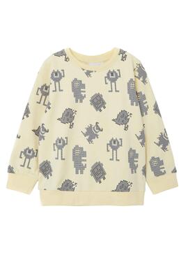 Sudadera Name It Baldur Beige para Niño 