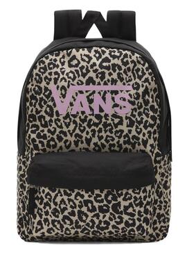 Mochila Vans Realm Leopard Estampada para Niña