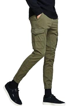 Pantalon Jack and Jones Paul Verde para Hombre
