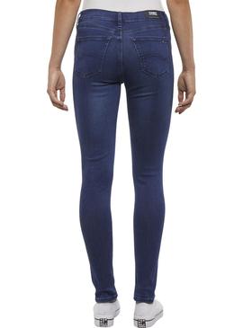 Pantalon Vaquero Tommy Jeans Nora Indigo Mujer