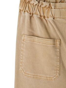 Pantalon Name It Bella Beige para Niña