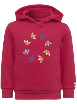 Conjunto Adidas Sudadera Pantalon Rosa para Niña