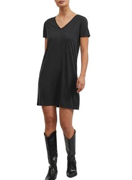 Vestido Vila Modala Negro para Mujer