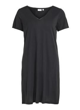 Vestido Vila Modala Negro para Mujer