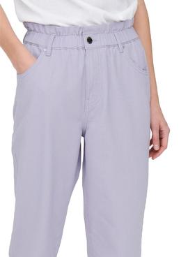 Pantalon Only Ova Darsy Lila para Mujer
