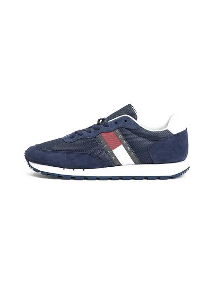 Zapatillas Tommy Jeans Mix Runner Marino Hombre