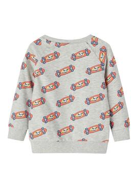 Sudadera Name It Valexander Gris Skate para Niño