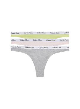 Pack 3 Tangas Calvin Klein Multi para Mujer