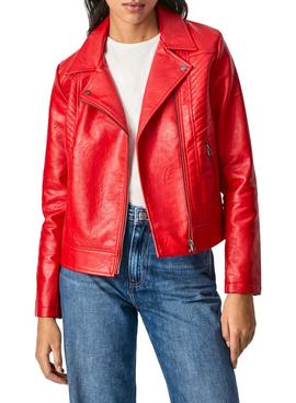 Cazadora Pepe Jeans Fania Roja para Mujer