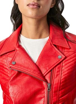 Cazadora Pepe Jeans Fania Roja para Mujer