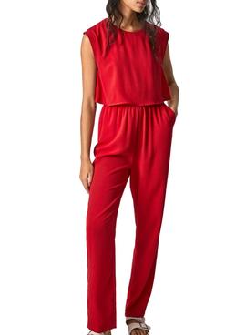 Mono Pepe Jeans Julia Rojo para Mujer