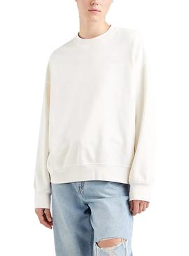 Sudadera Levis Work From Home Blanca para Mujer