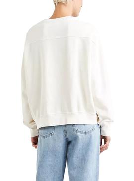 Sudadera Levis Work From Home Blanca para Mujer