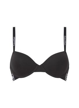 Sujetador Calvin Klein Lightly Lined Balcon Negro