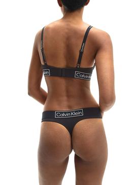 Sujetador Calvin Klein Lightly Lined Balcon Negro