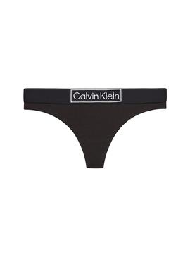 Tanga Calvin Klein Negro para Mujer