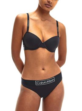 Braguita Calvin Klein Negra para Mujer